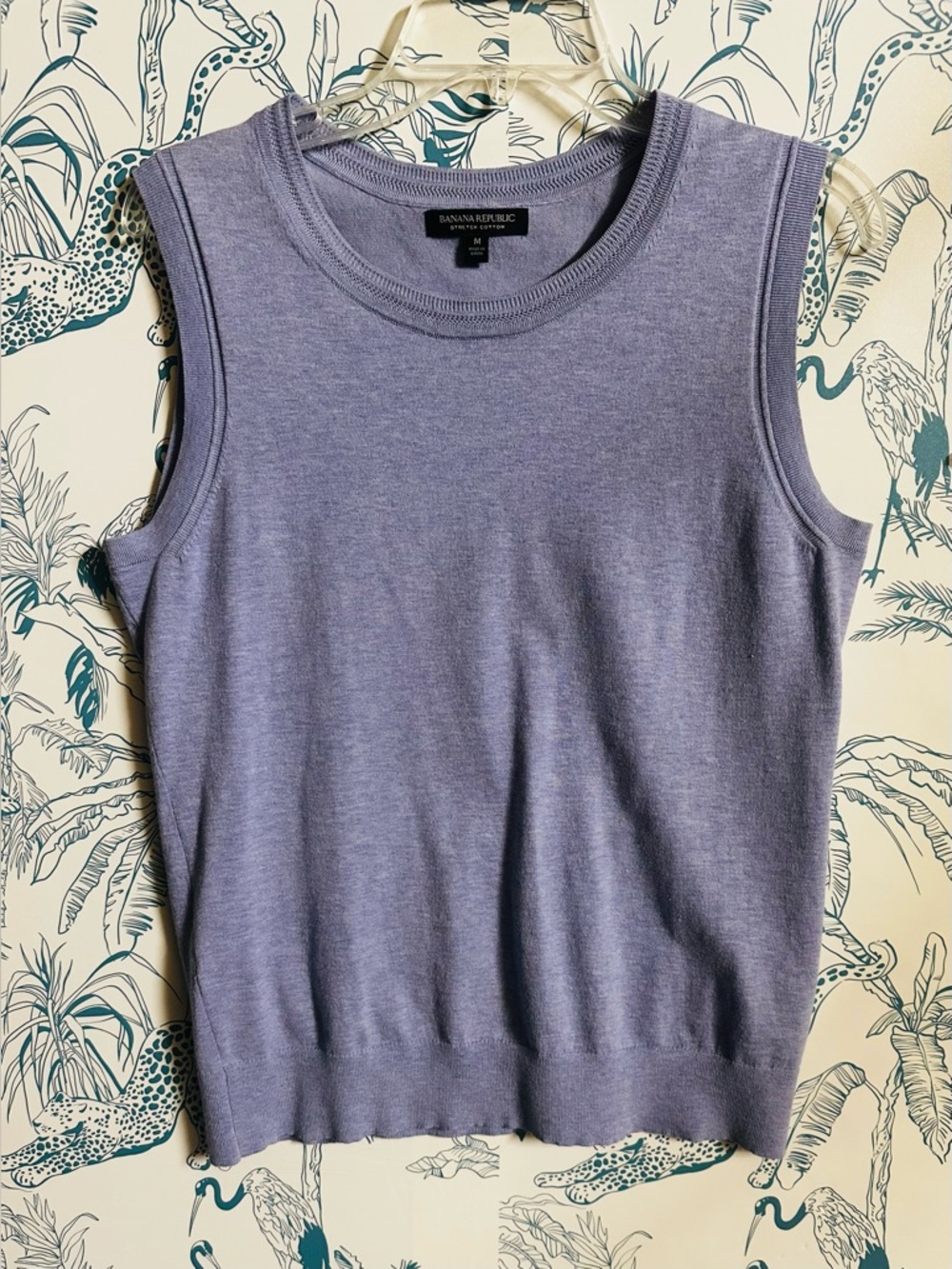 Banana Republic Lavender Sleeveless Knit Tank